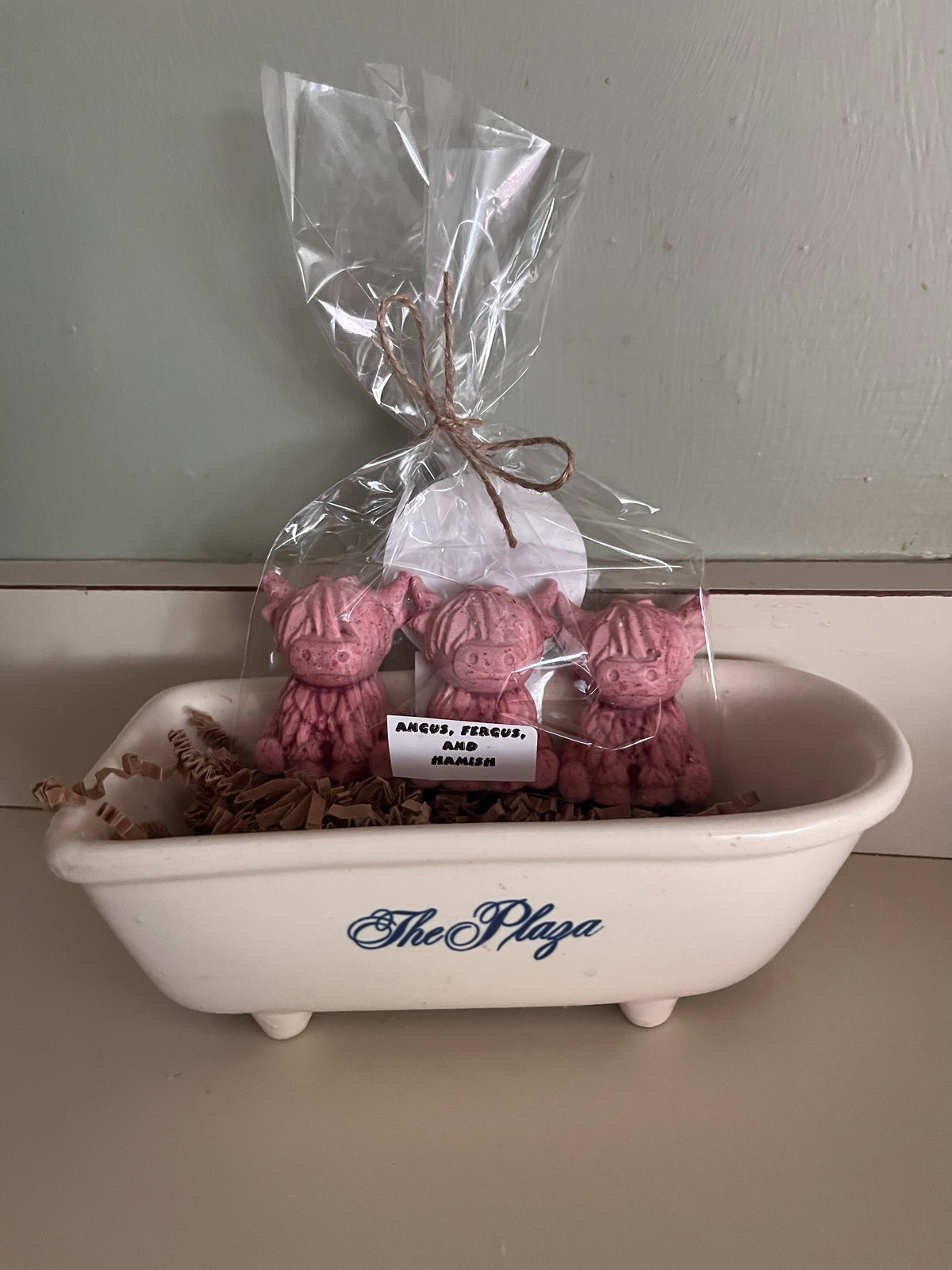 Angus Fergus & Hamish Bergamot Handcrafted Novelty soaps