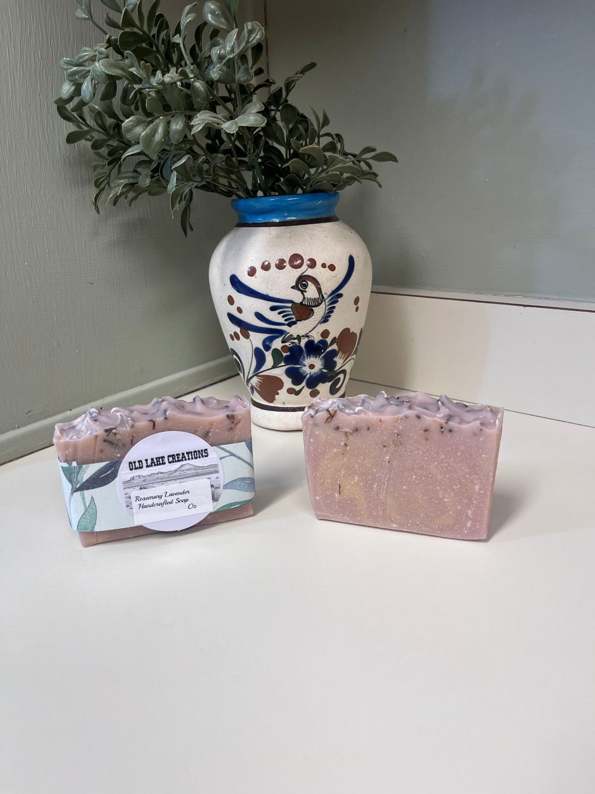 Calming Rosemary & Lavender Goat Milk Handcrafted Soap