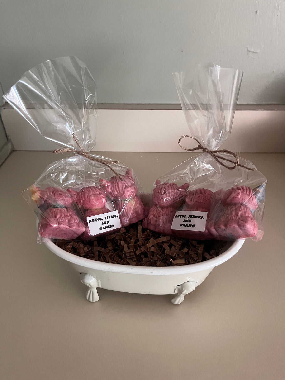 Highland cow novelty soap made with local goat milk
