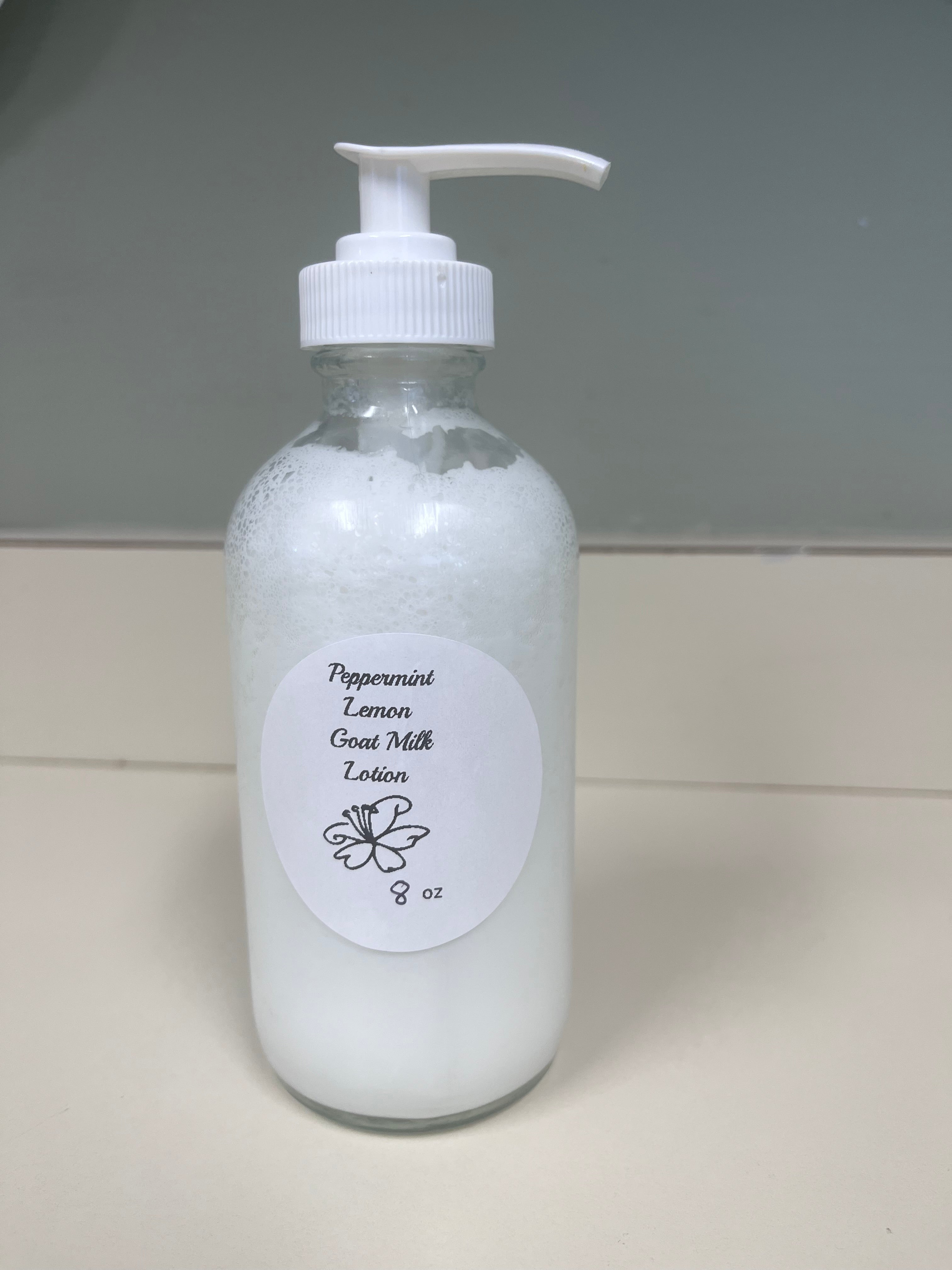 Peppermint Lemon Goat Milk Lotion