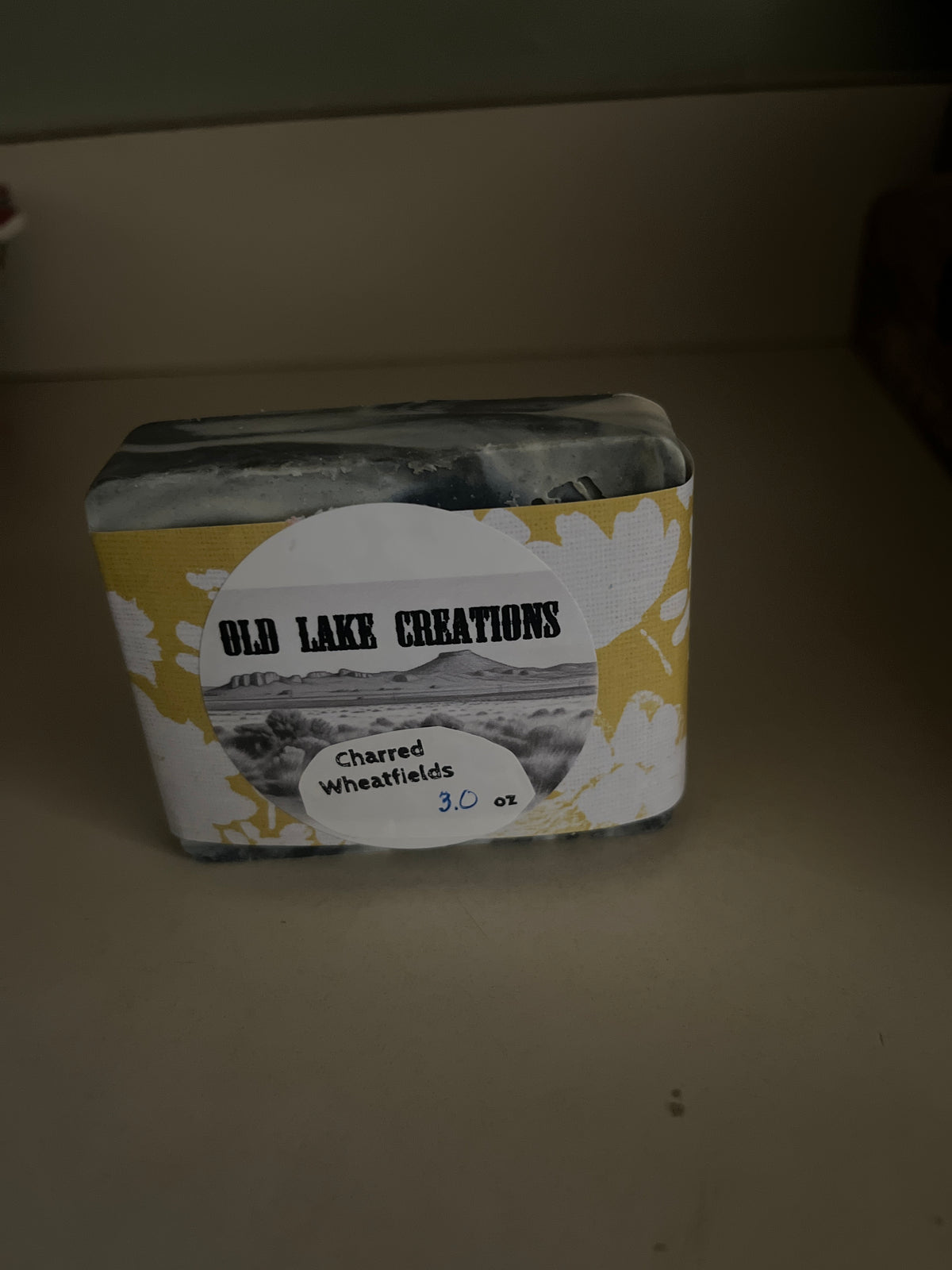 Charred Wheat Fields goat milk travel soap