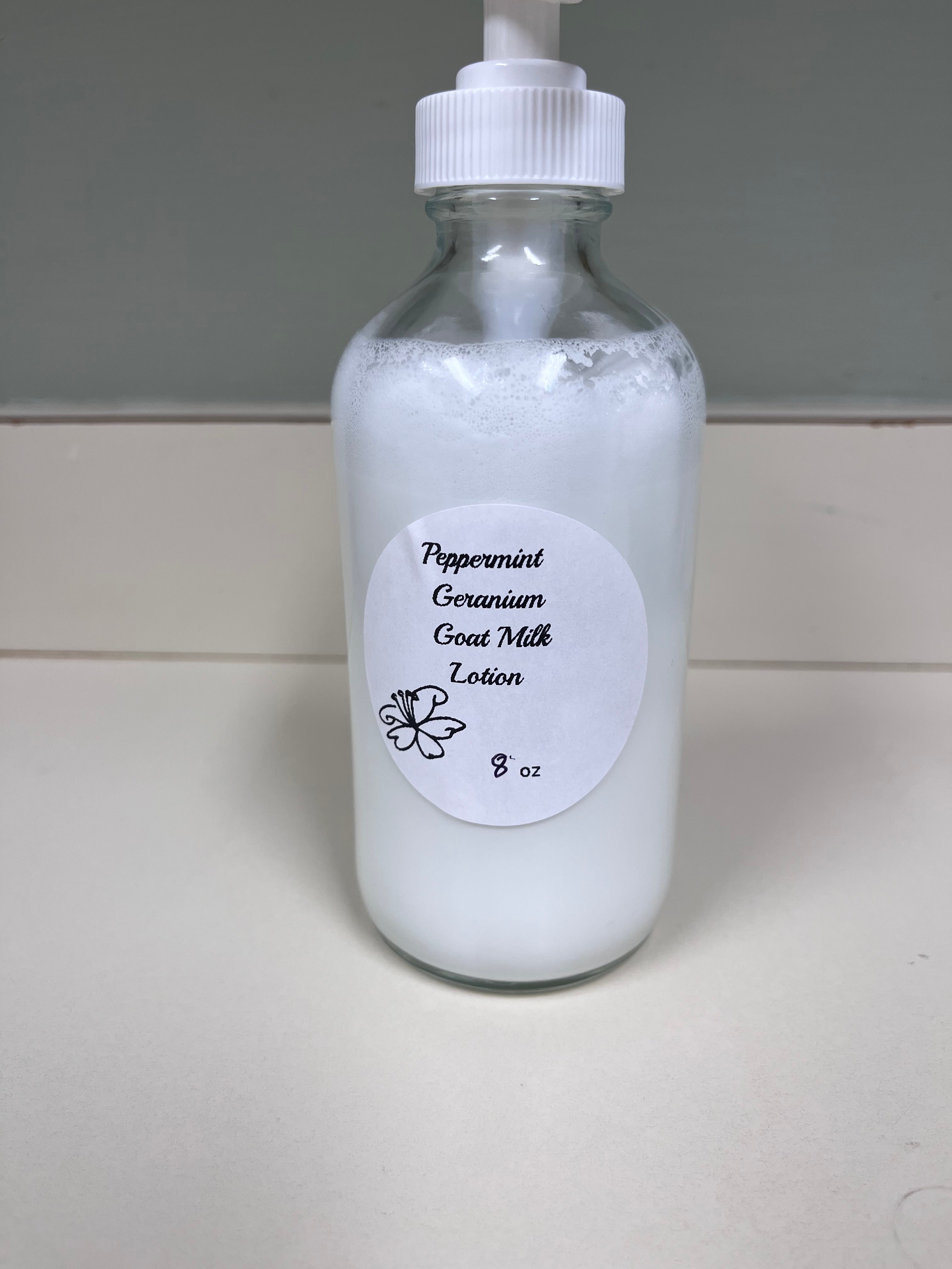Peppermint Geranium Goat Milk Lotion