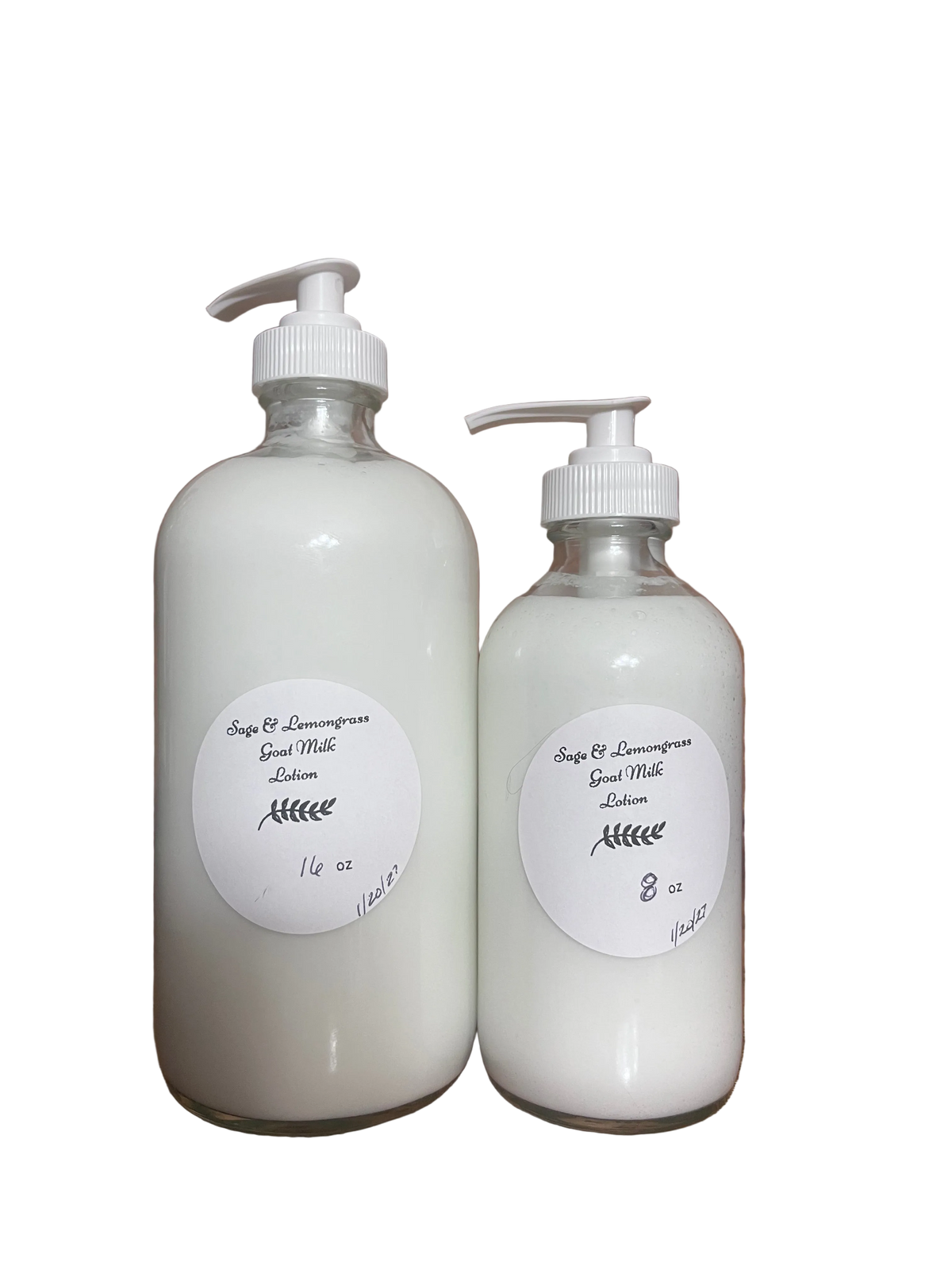 Sage & Lemongrass Goat Milk Lotion (16 oz)